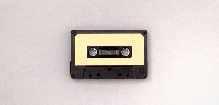 Photo of tape cassette for The Best Study Music Playlist for Deep Thinkers on Notes of Oak Literary Blog