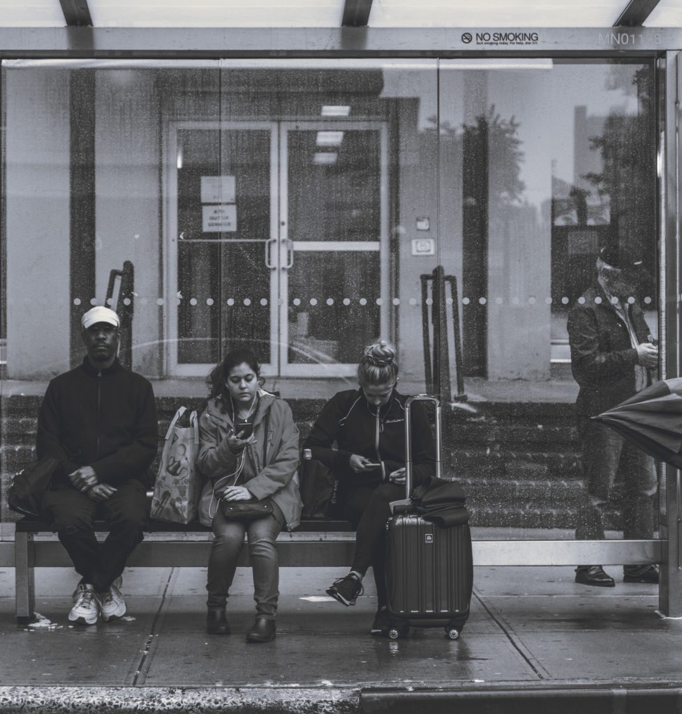 Photo of bus stop poetry Notes of Oak Literary Resources Blog