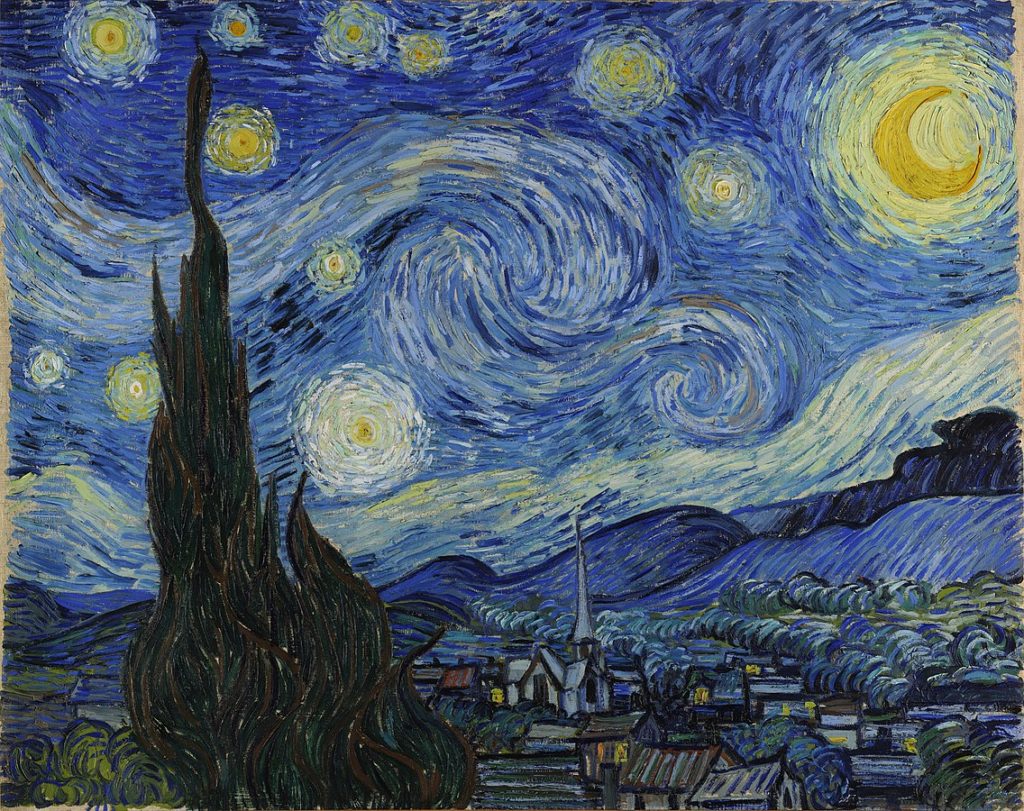 Image of Vincent Van Gogh's painting "The Starry Night"