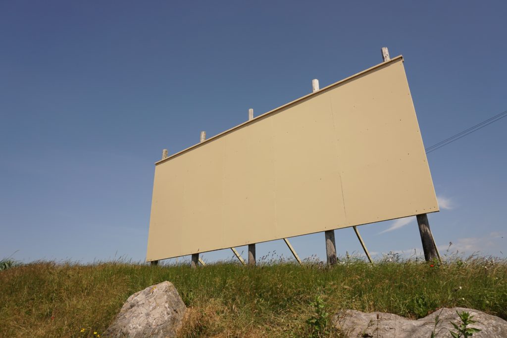 Image of blank billboard