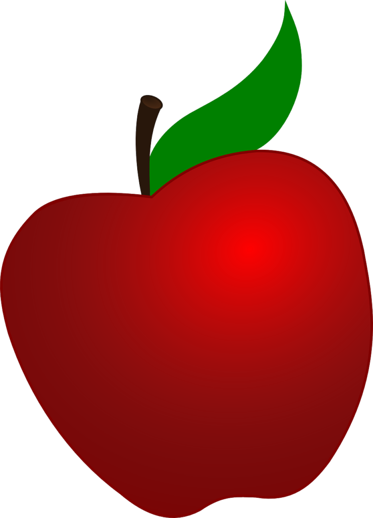 Clipart of an apple