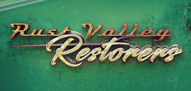 Screenshot of the Rust Valley Restorers Netflix Series title screen.
