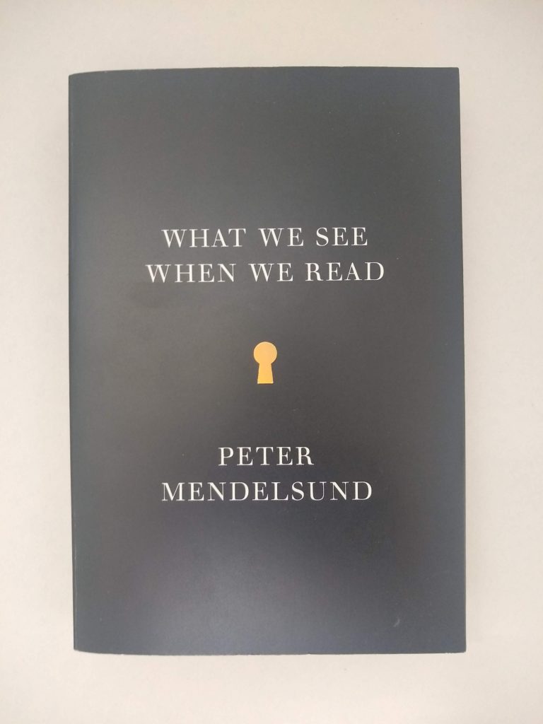 Photo of What We See When We Read by Mendelsund book cover for Notes of Oak book review.