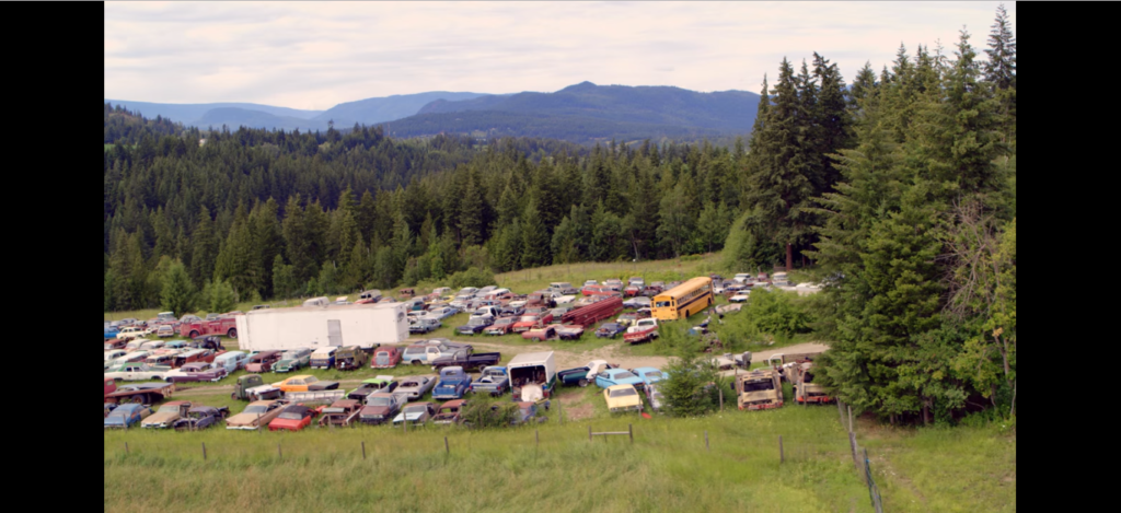 Photo of the classic car collection of Mike Hall of Rust Valley Restorers Netflix show.